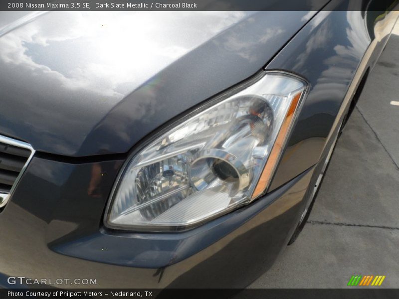 Dark Slate Metallic / Charcoal Black 2008 Nissan Maxima 3.5 SE