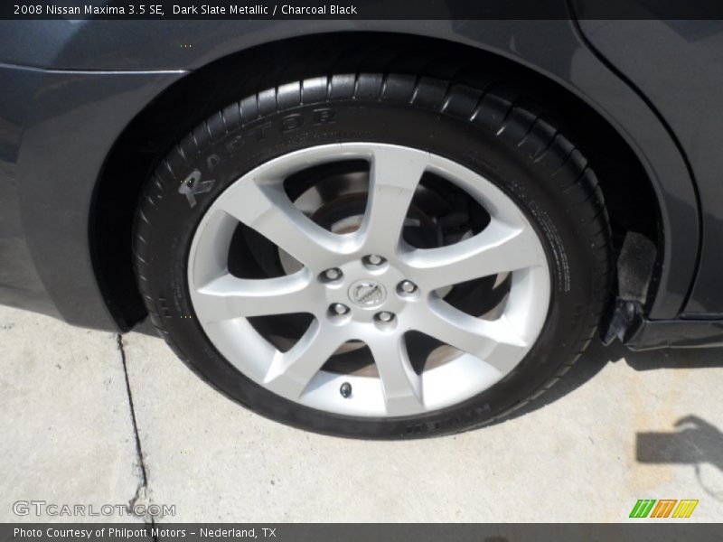 Dark Slate Metallic / Charcoal Black 2008 Nissan Maxima 3.5 SE