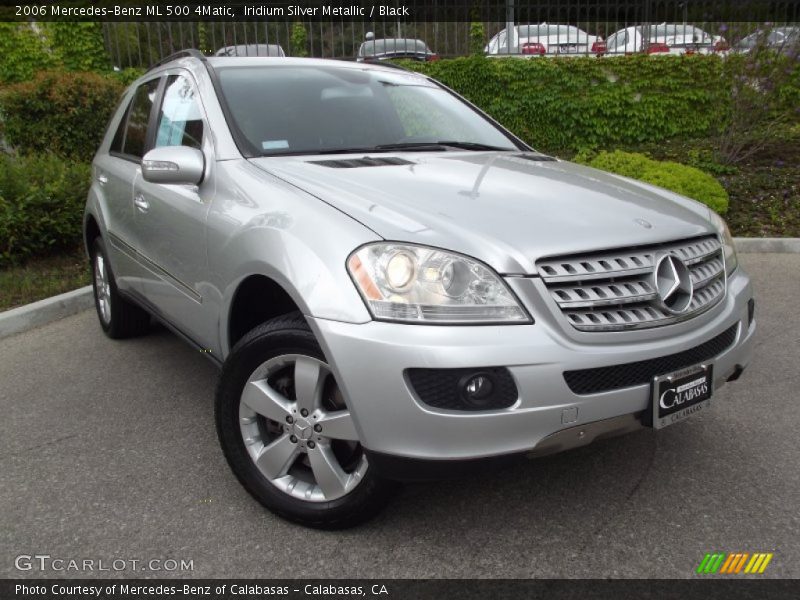Iridium Silver Metallic / Black 2006 Mercedes-Benz ML 500 4Matic