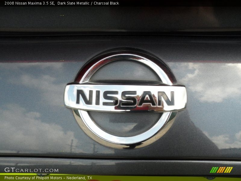 Dark Slate Metallic / Charcoal Black 2008 Nissan Maxima 3.5 SE