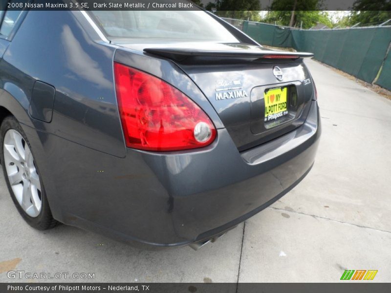 Dark Slate Metallic / Charcoal Black 2008 Nissan Maxima 3.5 SE