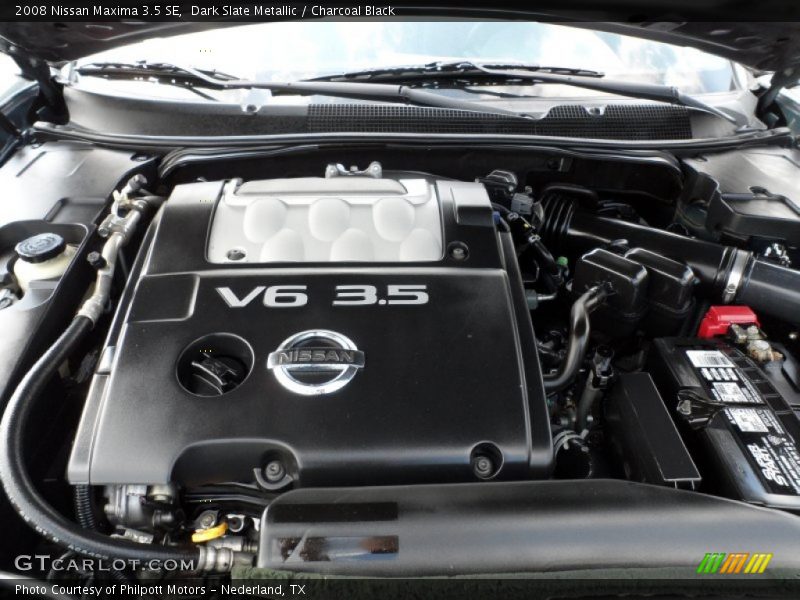 Dark Slate Metallic / Charcoal Black 2008 Nissan Maxima 3.5 SE