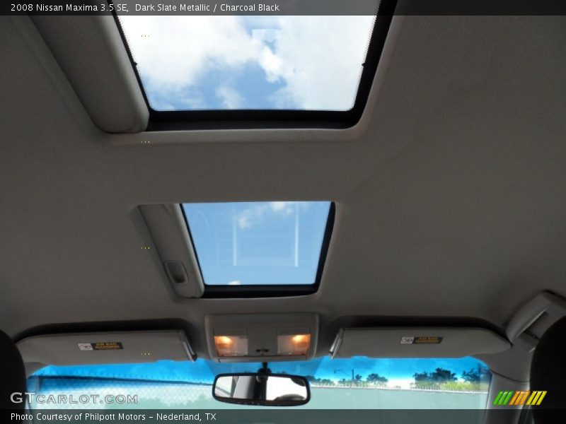 Dark Slate Metallic / Charcoal Black 2008 Nissan Maxima 3.5 SE