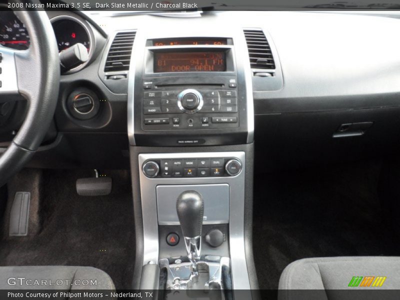 Dark Slate Metallic / Charcoal Black 2008 Nissan Maxima 3.5 SE
