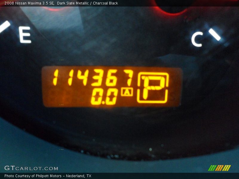 Dark Slate Metallic / Charcoal Black 2008 Nissan Maxima 3.5 SE