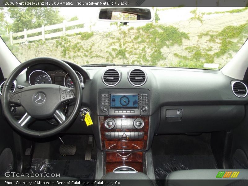 Iridium Silver Metallic / Black 2006 Mercedes-Benz ML 500 4Matic