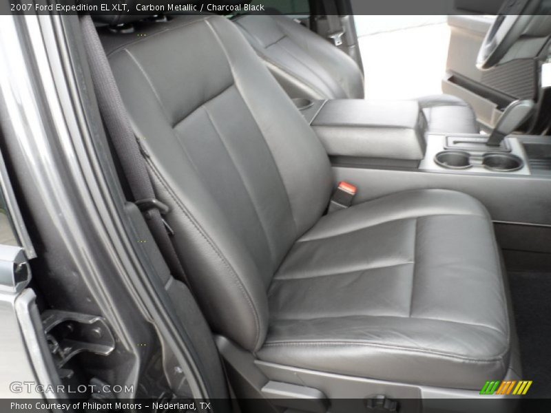  2007 Expedition EL XLT Charcoal Black Interior