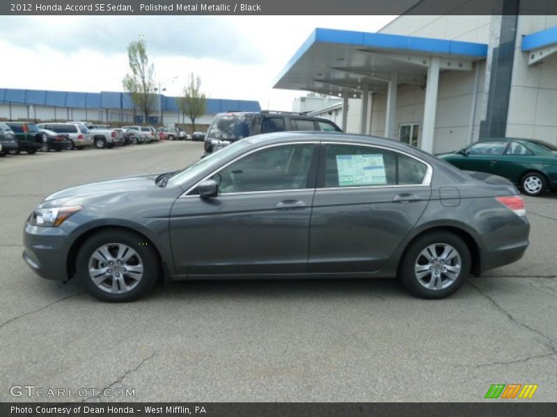 Polished Metal Metallic / Black 2012 Honda Accord SE Sedan