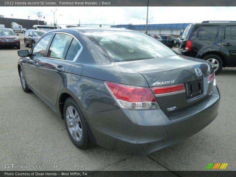 Polished Metal Metallic / Black 2012 Honda Accord SE Sedan