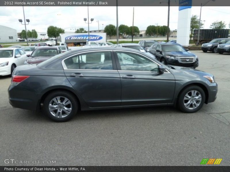 Polished Metal Metallic / Black 2012 Honda Accord SE Sedan