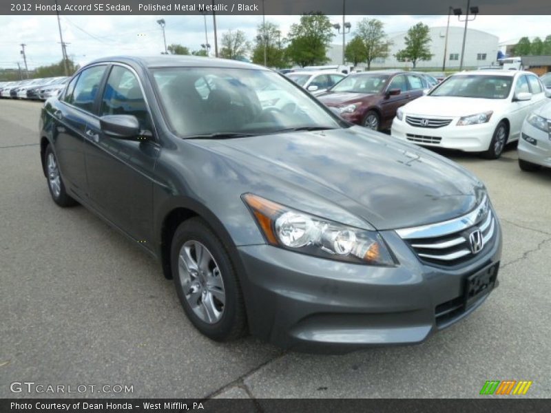 Polished Metal Metallic / Black 2012 Honda Accord SE Sedan