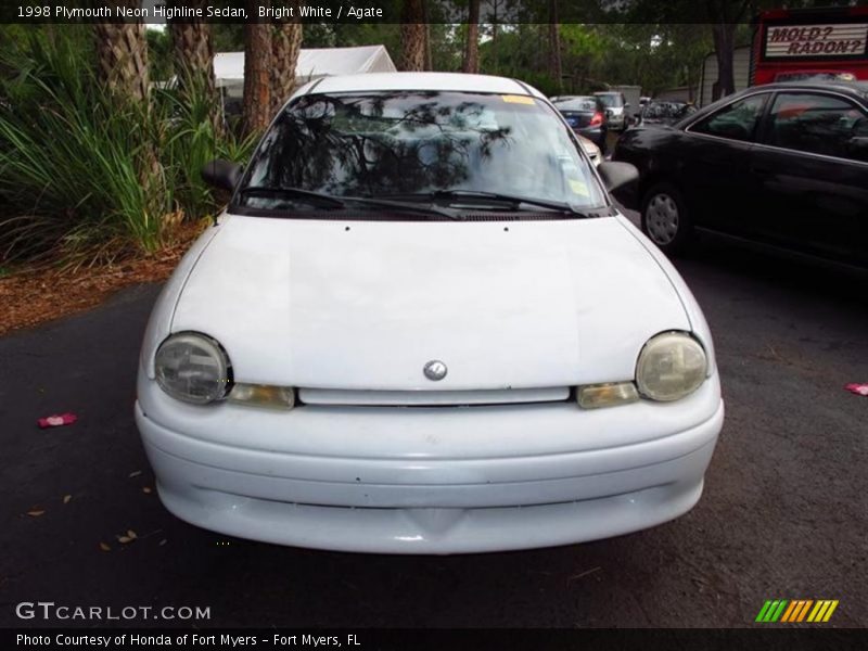 Bright White / Agate 1998 Plymouth Neon Highline Sedan