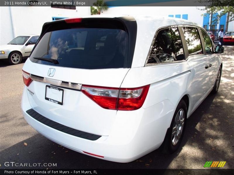 Taffeta White / Beige 2011 Honda Odyssey LX