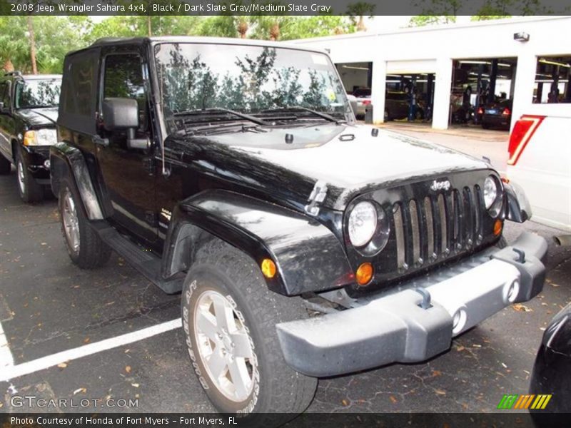 Black / Dark Slate Gray/Medium Slate Gray 2008 Jeep Wrangler Sahara 4x4