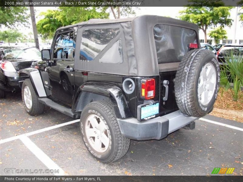 Black / Dark Slate Gray/Medium Slate Gray 2008 Jeep Wrangler Sahara 4x4