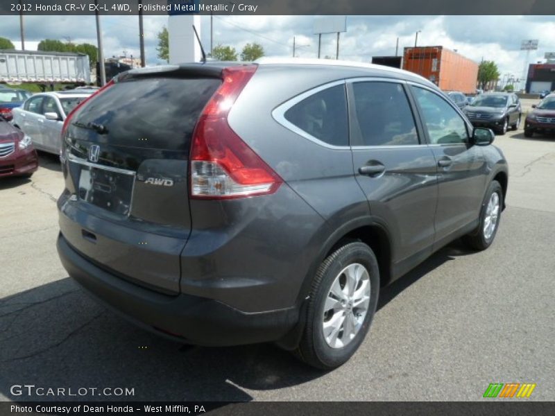 Polished Metal Metallic / Gray 2012 Honda CR-V EX-L 4WD