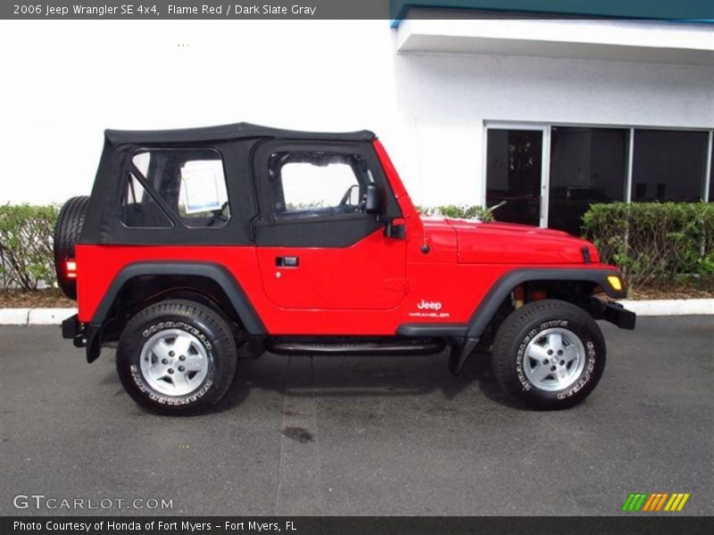 Flame Red / Dark Slate Gray 2006 Jeep Wrangler SE 4x4