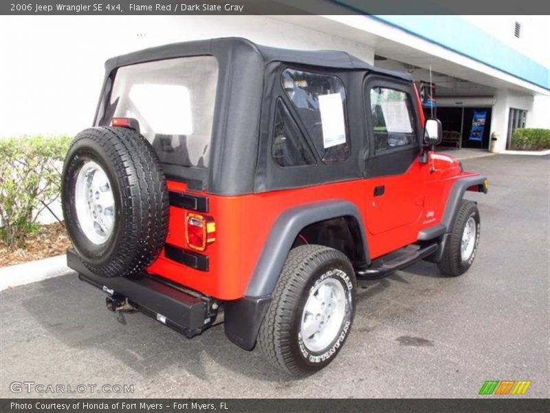Flame Red / Dark Slate Gray 2006 Jeep Wrangler SE 4x4