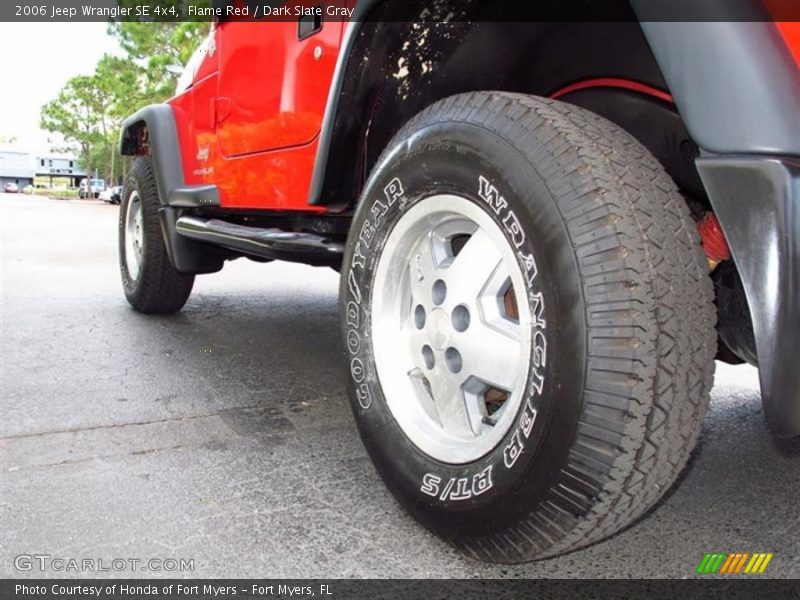 Flame Red / Dark Slate Gray 2006 Jeep Wrangler SE 4x4
