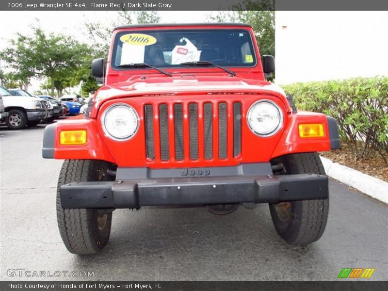 Flame Red / Dark Slate Gray 2006 Jeep Wrangler SE 4x4