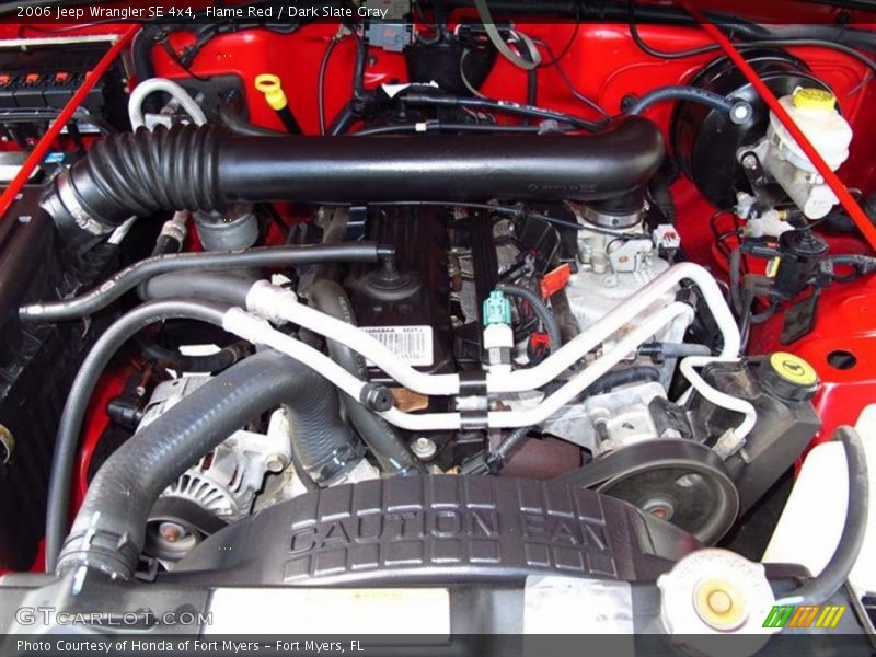 Flame Red / Dark Slate Gray 2006 Jeep Wrangler SE 4x4