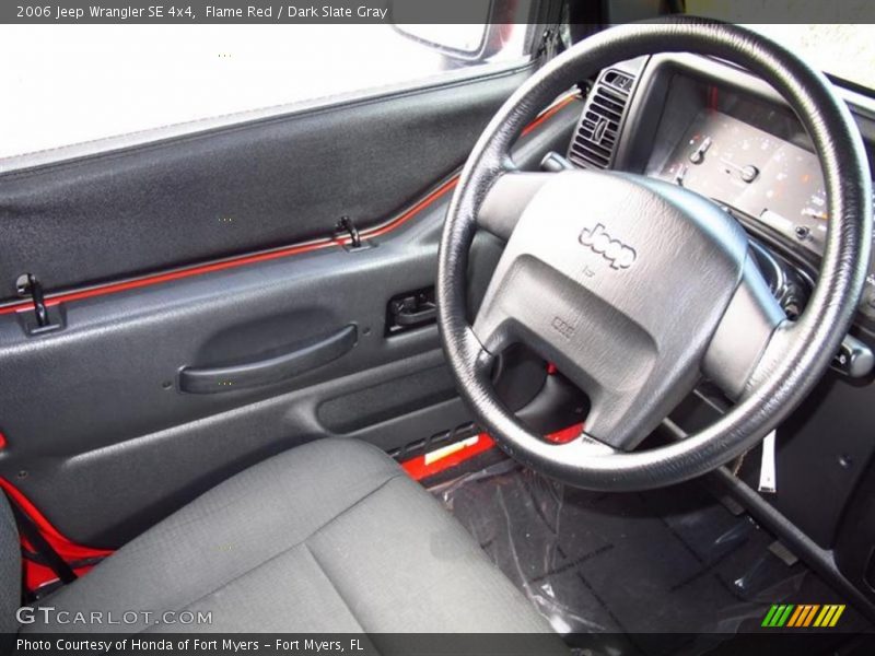 Flame Red / Dark Slate Gray 2006 Jeep Wrangler SE 4x4