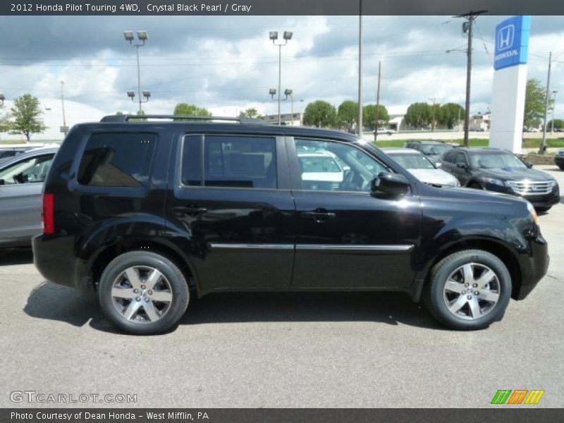 Crystal Black Pearl / Gray 2012 Honda Pilot Touring 4WD
