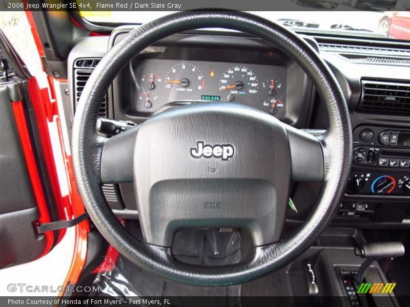 Flame Red / Dark Slate Gray 2006 Jeep Wrangler SE 4x4