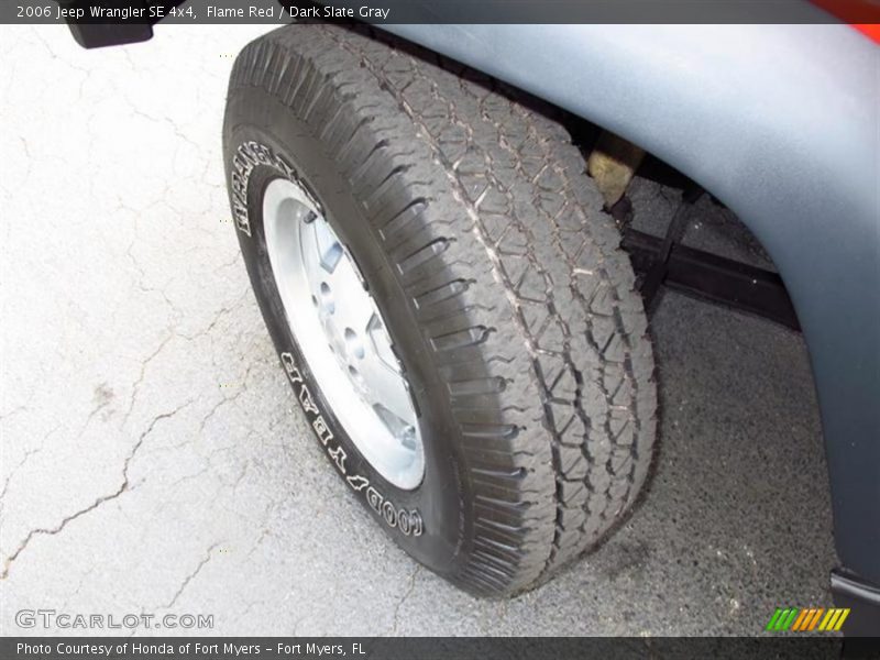 Flame Red / Dark Slate Gray 2006 Jeep Wrangler SE 4x4