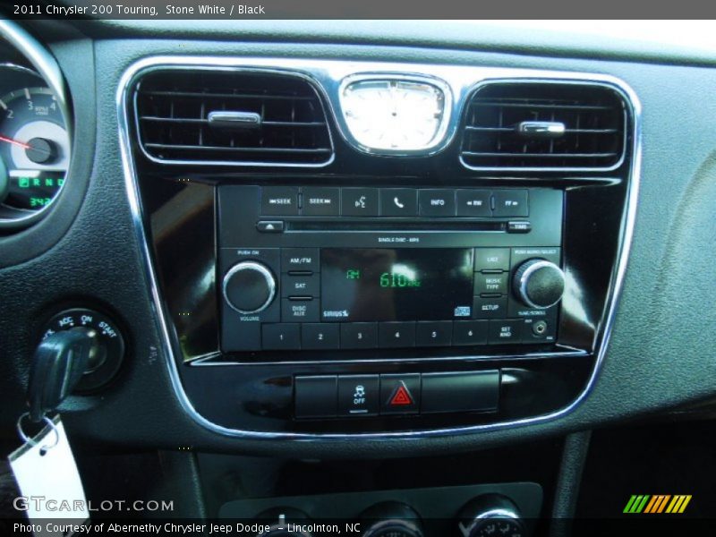 Stone White / Black 2011 Chrysler 200 Touring