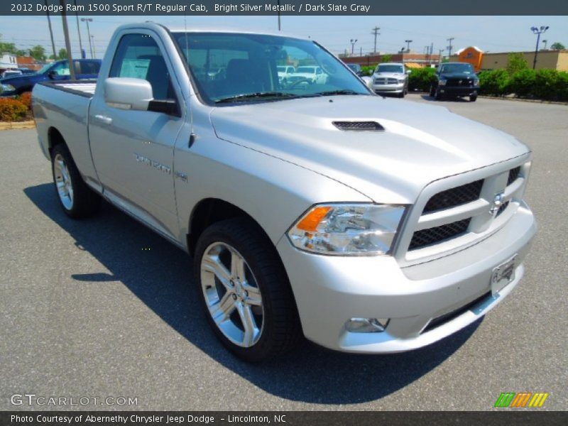 Bright Silver Metallic / Dark Slate Gray 2012 Dodge Ram 1500 Sport R/T Regular Cab