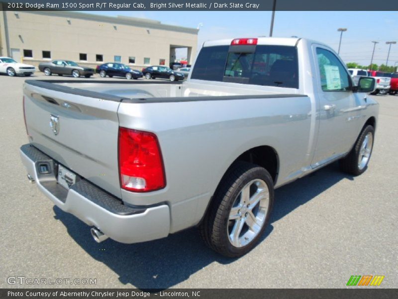 Bright Silver Metallic / Dark Slate Gray 2012 Dodge Ram 1500 Sport R/T Regular Cab