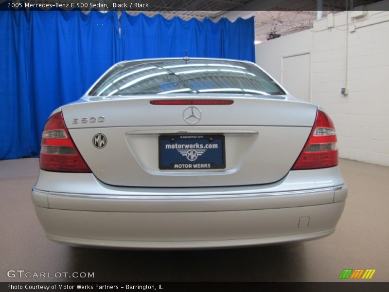 Black / Black 2005 Mercedes-Benz E 500 Sedan