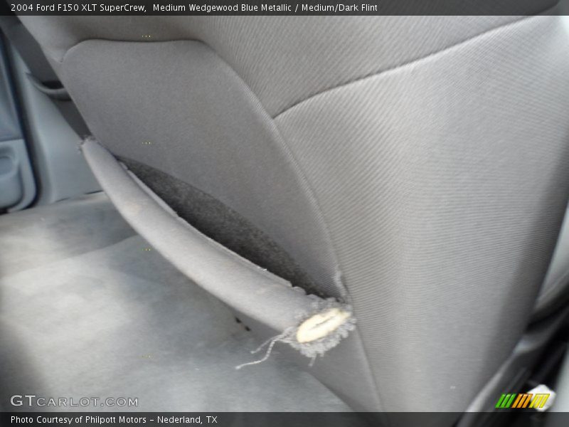 Medium Wedgewood Blue Metallic / Medium/Dark Flint 2004 Ford F150 XLT SuperCrew