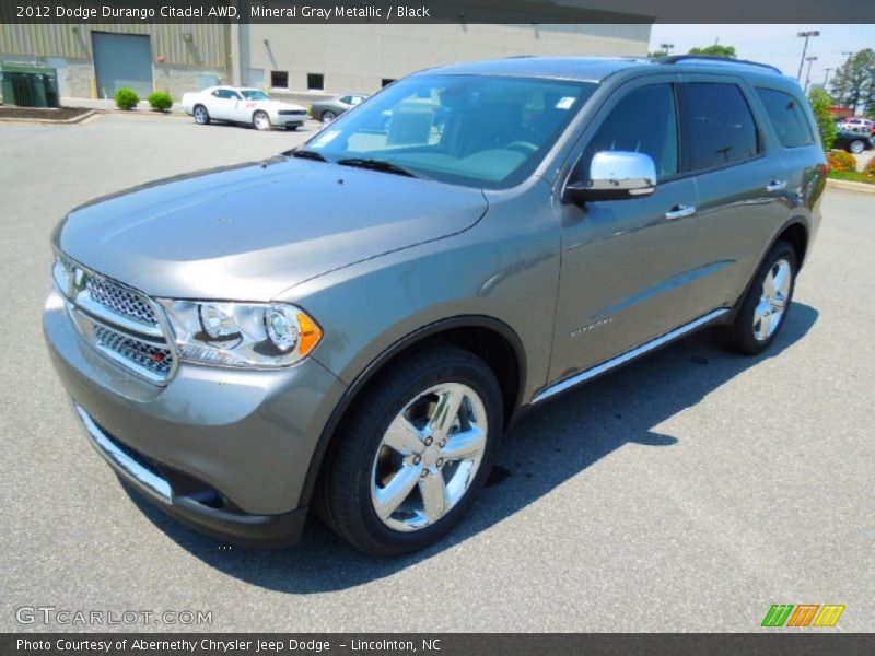 Mineral Gray Metallic / Black 2012 Dodge Durango Citadel AWD