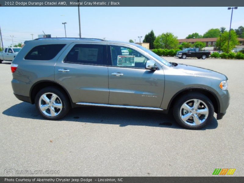 Mineral Gray Metallic / Black 2012 Dodge Durango Citadel AWD