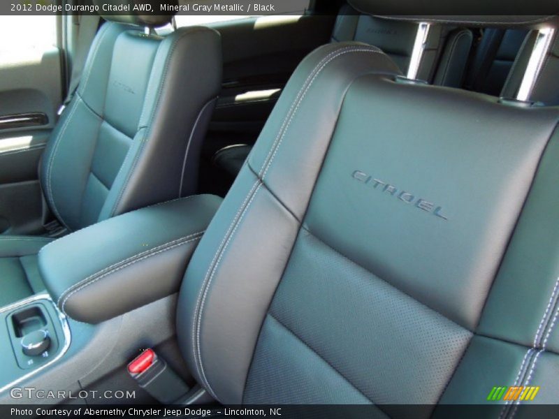 Mineral Gray Metallic / Black 2012 Dodge Durango Citadel AWD