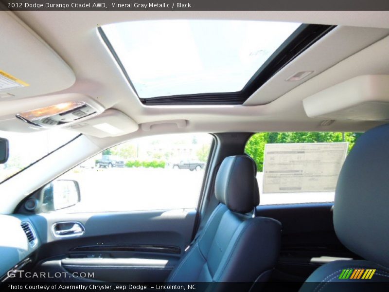 Mineral Gray Metallic / Black 2012 Dodge Durango Citadel AWD