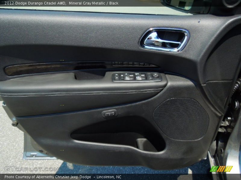 Mineral Gray Metallic / Black 2012 Dodge Durango Citadel AWD