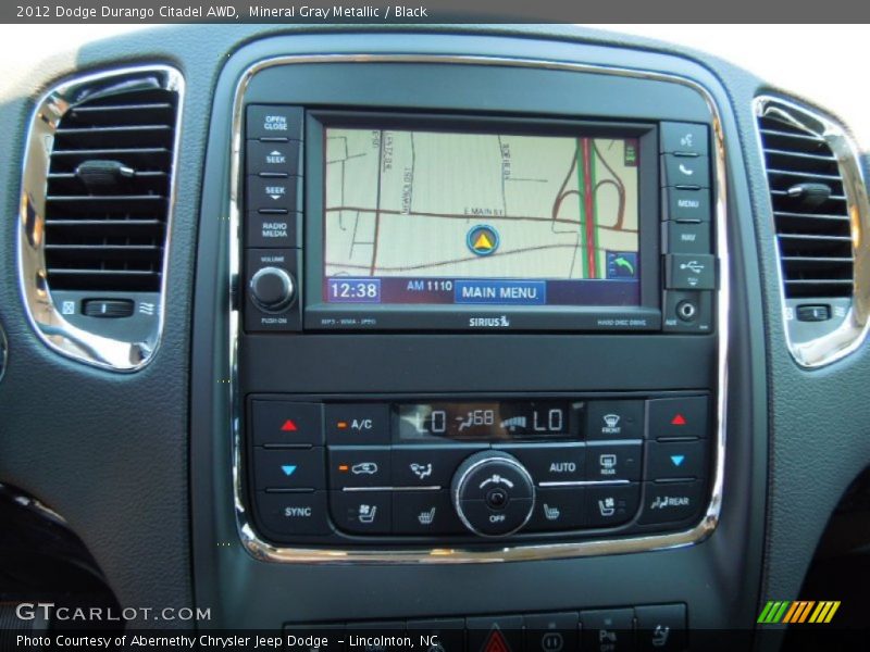 Mineral Gray Metallic / Black 2012 Dodge Durango Citadel AWD