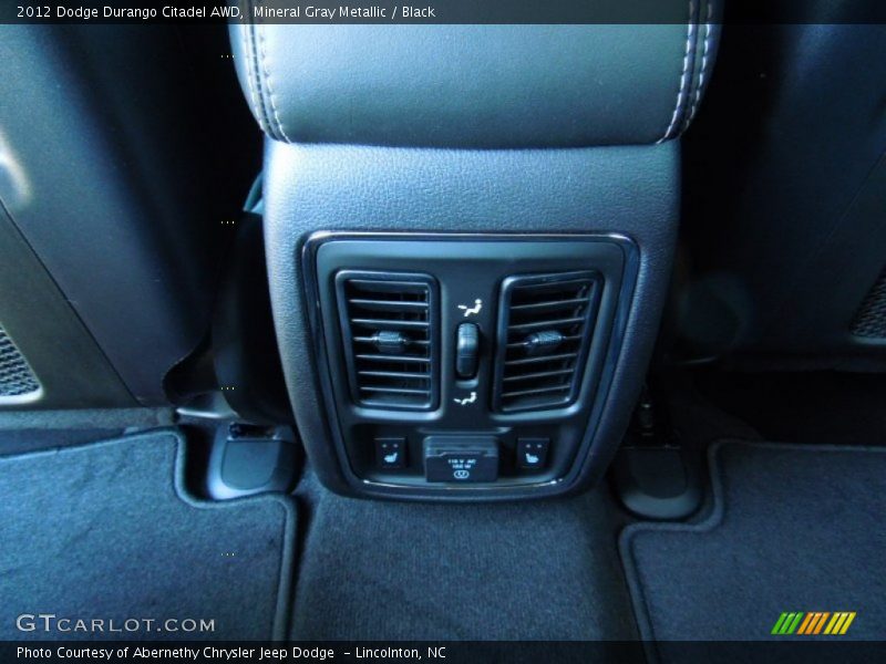 Mineral Gray Metallic / Black 2012 Dodge Durango Citadel AWD