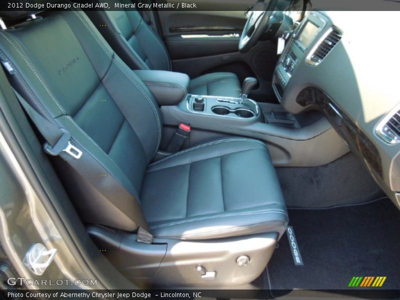 Mineral Gray Metallic / Black 2012 Dodge Durango Citadel AWD