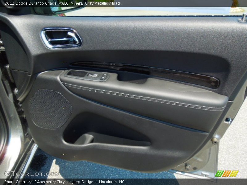 Mineral Gray Metallic / Black 2012 Dodge Durango Citadel AWD