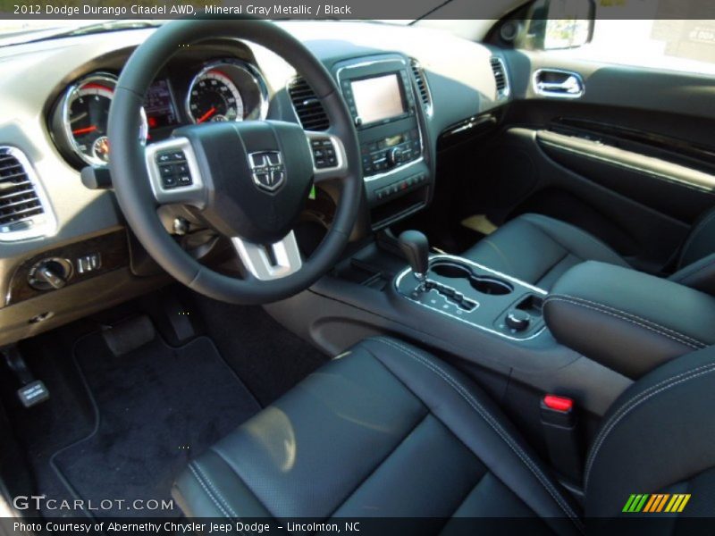  2012 Durango Citadel AWD Black Interior