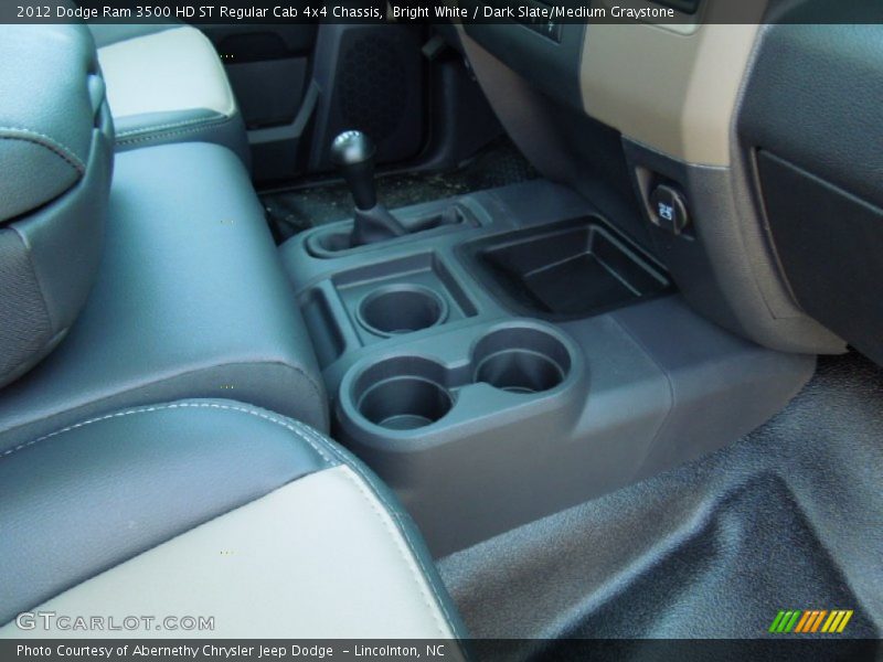 Bright White / Dark Slate/Medium Graystone 2012 Dodge Ram 3500 HD ST Regular Cab 4x4 Chassis