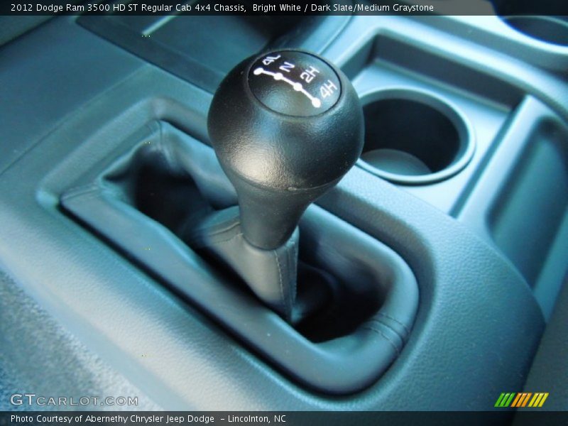 Bright White / Dark Slate/Medium Graystone 2012 Dodge Ram 3500 HD ST Regular Cab 4x4 Chassis