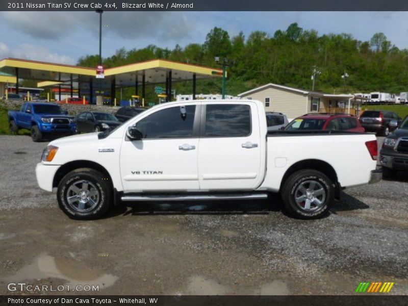 Blizzard White / Almond 2011 Nissan Titan SV Crew Cab 4x4