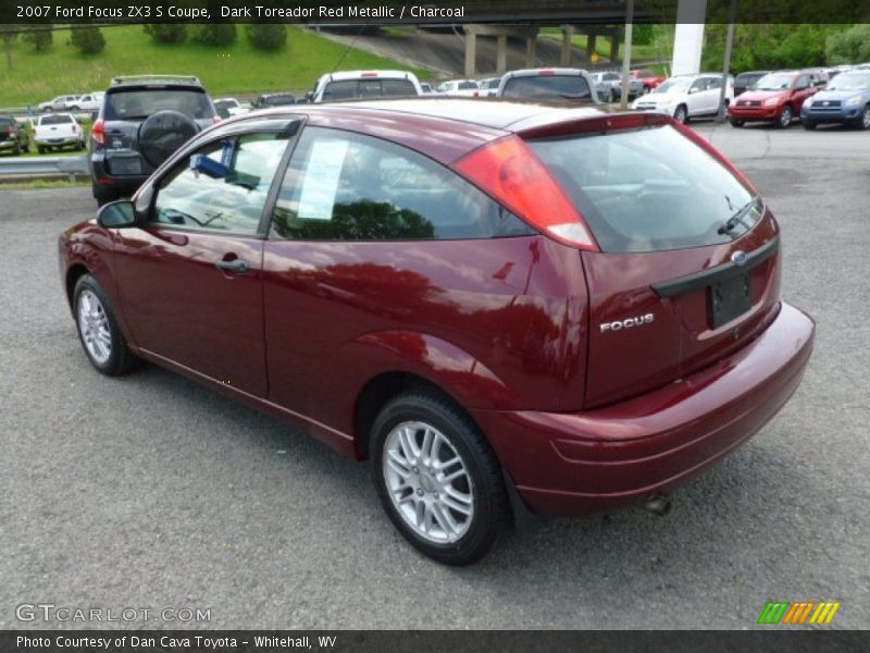 Dark Toreador Red Metallic / Charcoal 2007 Ford Focus ZX3 S Coupe