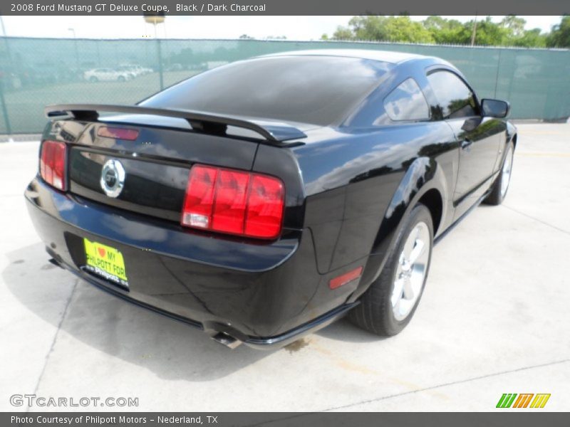 Black / Dark Charcoal 2008 Ford Mustang GT Deluxe Coupe