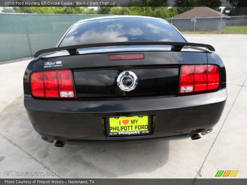 Black / Dark Charcoal 2008 Ford Mustang GT Deluxe Coupe